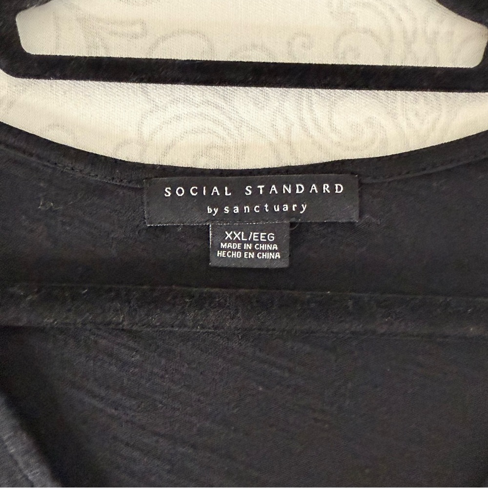 Social Standard By Sanctuary V Neck One and Only Mini Dress Size XXL - Picture 6 of 8